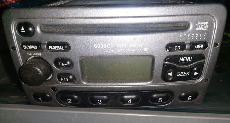 Ford audio system 6000 rds cd player