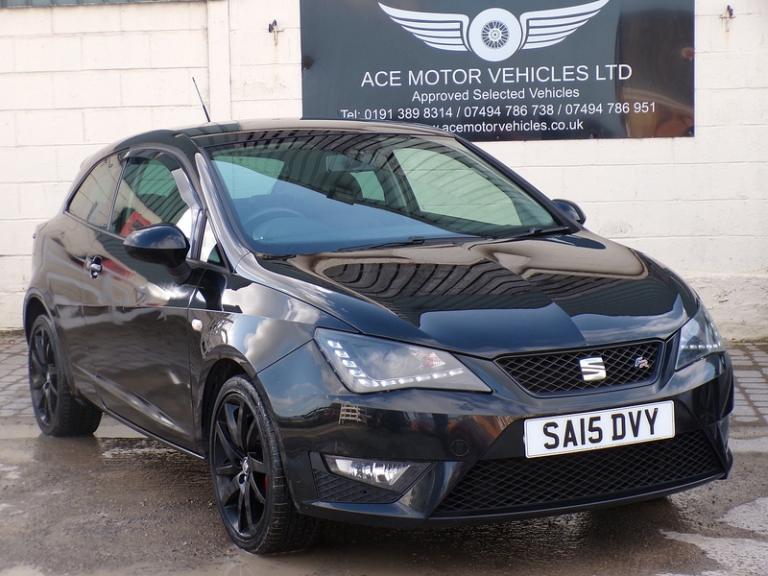 2015 SEAT Ibiza TSI FR Black Hatchback Petrol Manual