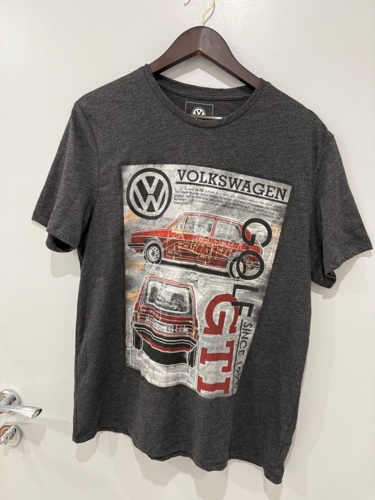 Volkswagen Men’s Printed GTI T-shirt Size Large