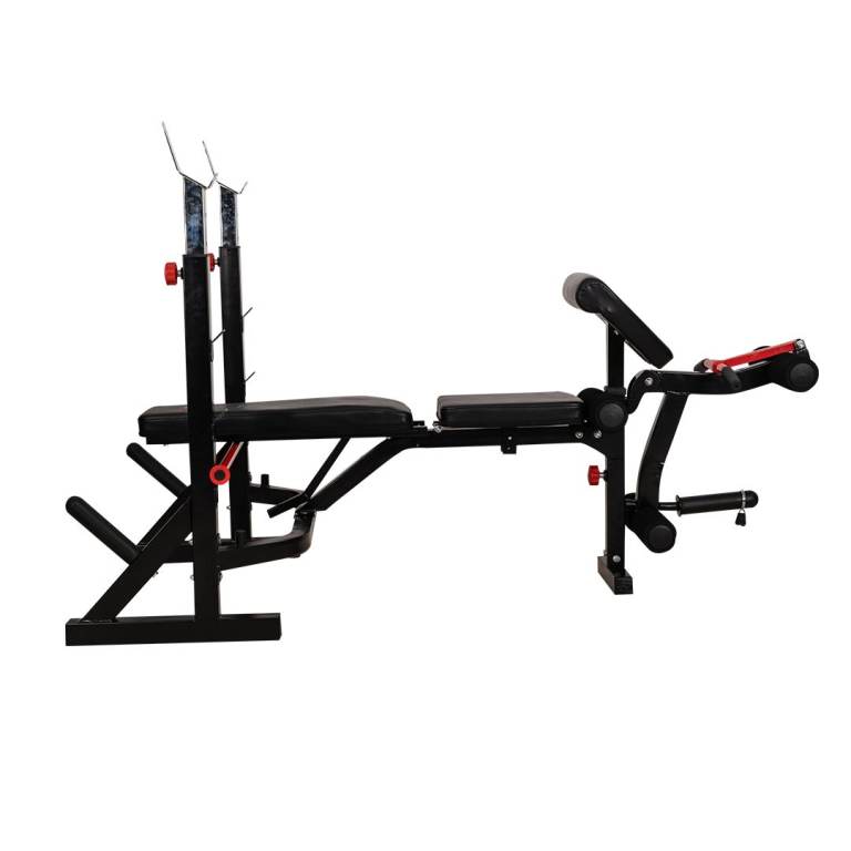 *SALE* Athlete Series: Olympic Weights Bench with Preacher Curl / Leg Developer - Gym
