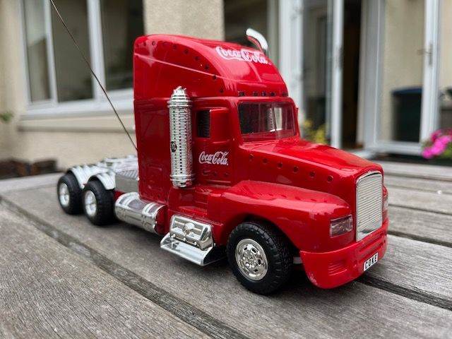Radio Control Coca Cola Christmas Truck with LED Lights Fully