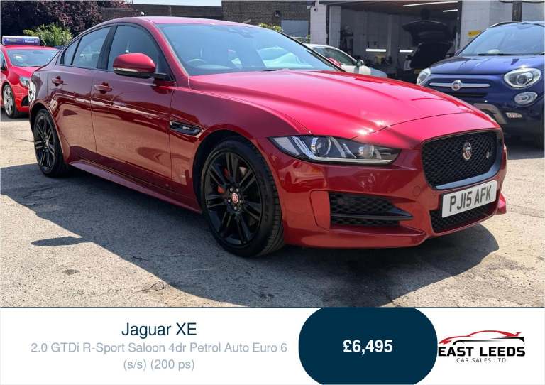 2015 Jaguar XE 2.0 GTDi R-Sport Saloon 4dr Petrol Auto Euro 6 (s/s) (200 ps) Saloon Petrol Automatic