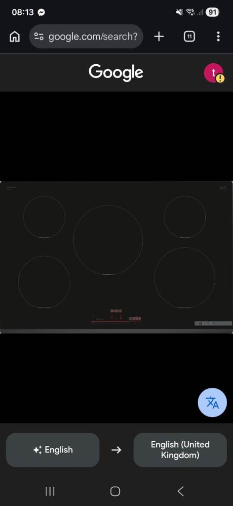 Induction hob Bosch 800mm 5 ring 