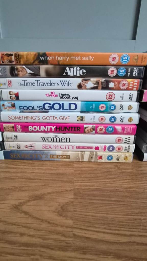 DVD Movie Bundle - Romantic Comedies & More, Good Condition