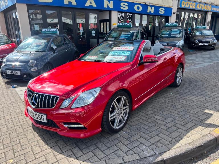 2012 Mercedes-Benz E Class E350 BlueEFFICIENCY [306] Sport 2dr Tip Auto CONVERTIBLE PETROL Automatic