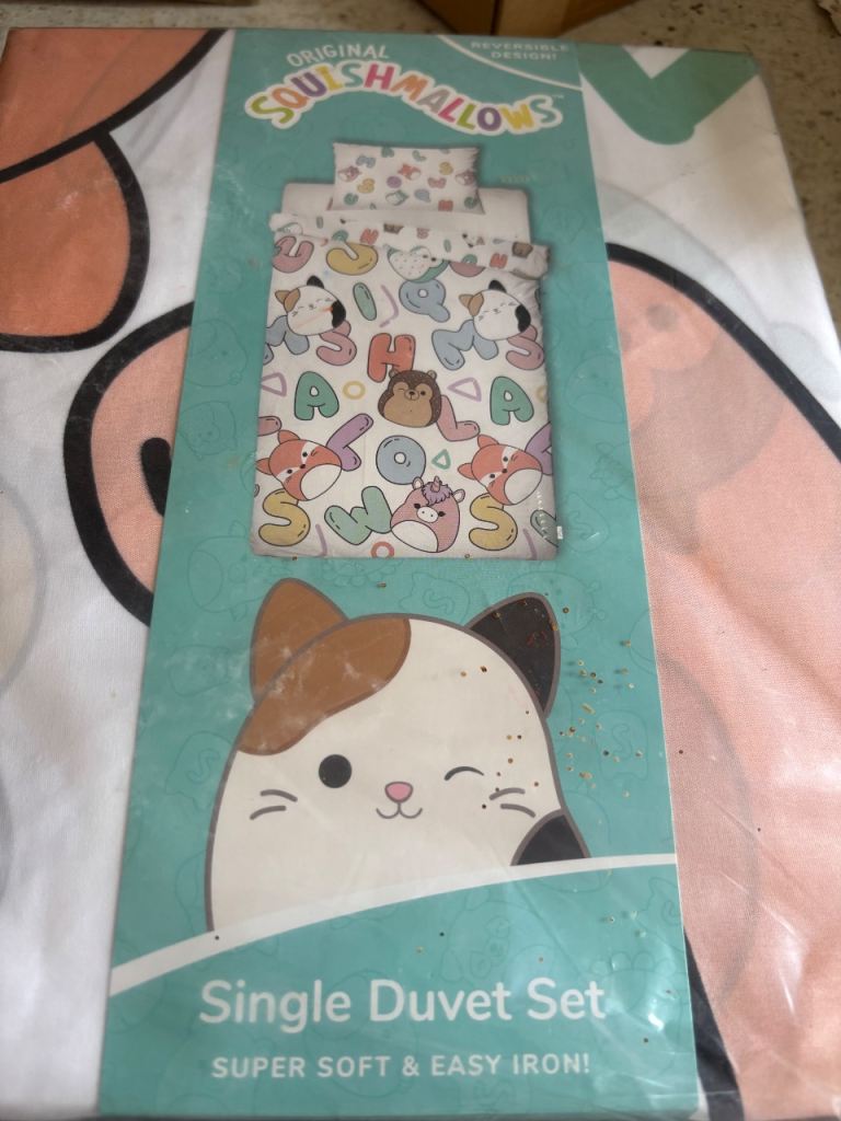 Squishmallows Single Duvet Set – New & Super Soft