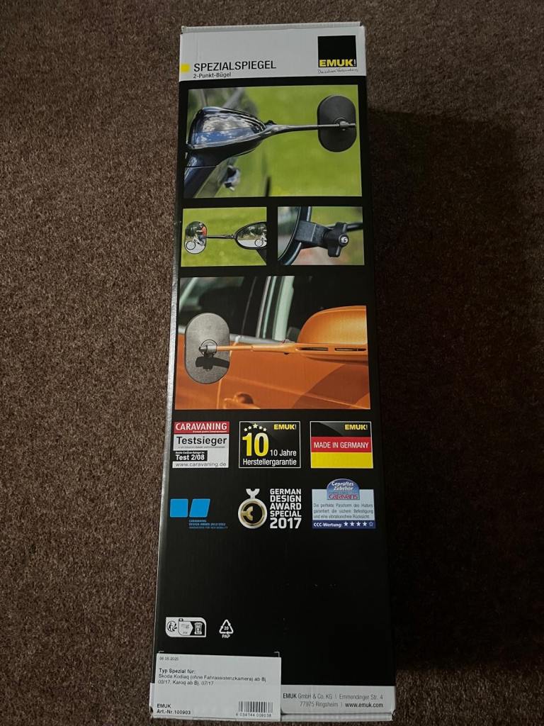 EMUK Towing Mirrors for Skoda Kodiaq ( 2017-2022)