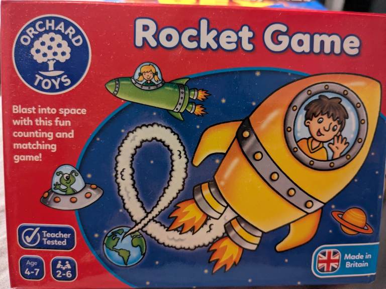 Orchard Toys Rocket Game - Fun Counting & Matching for Ages 4-7