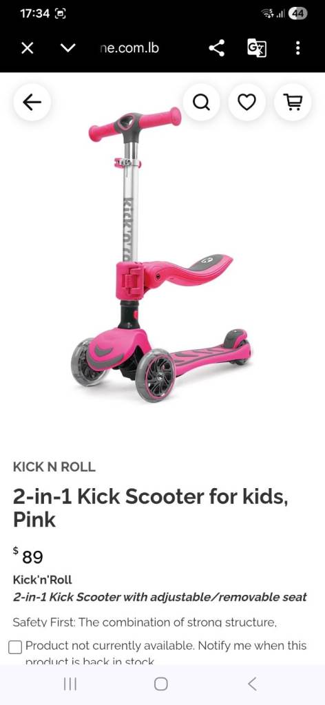 Kicknroll Scooter for Kids,heer Scooter for Kids, Extra Wide Deck and 4 Height Adjustable Scooter )
