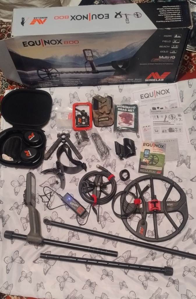 Minelab equinox 800 metal detector 