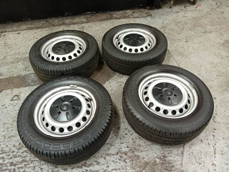 Volkswagen Transporter Van Wheels and 4 good tyres 215/65/16 Vw 
