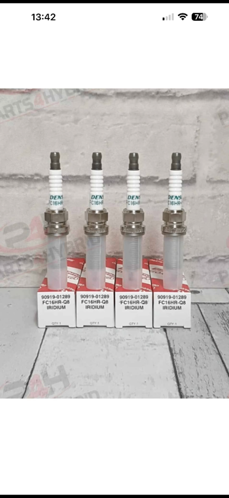 New Denso FC16HR-Q8 Iridium Spark Plugs - Set of 4