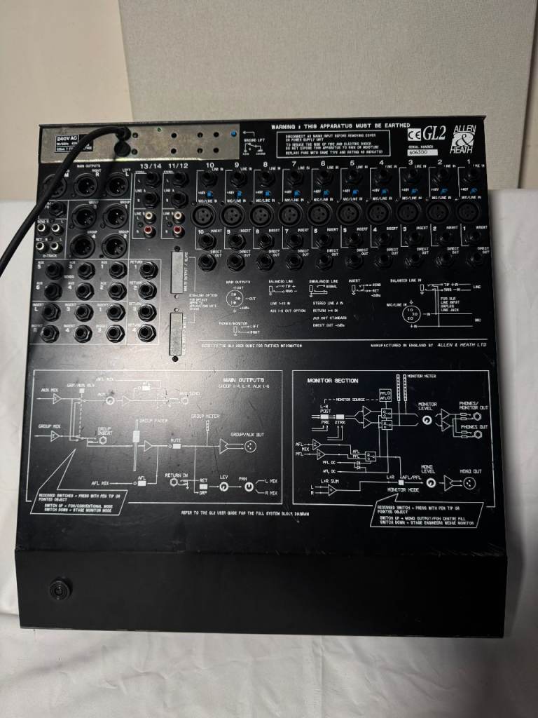 Allen & Heath GL2 14 Channel Vintage Analogue Mixing Desk