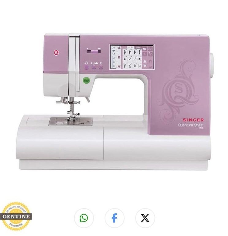 Singer quantum stylistic sewing machine 9985 stitches 