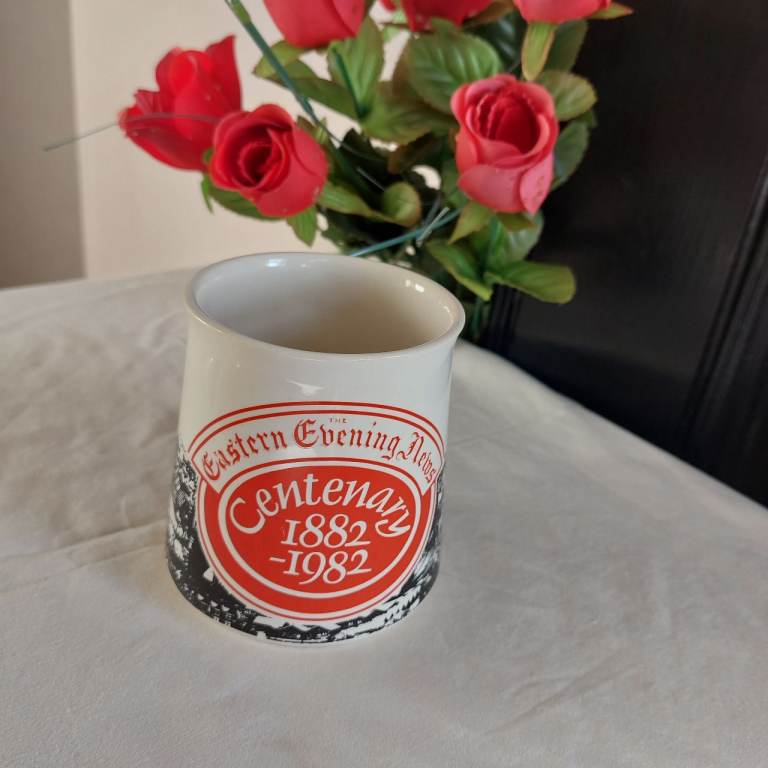Vintage The Eastern Evening News Centenary Mug