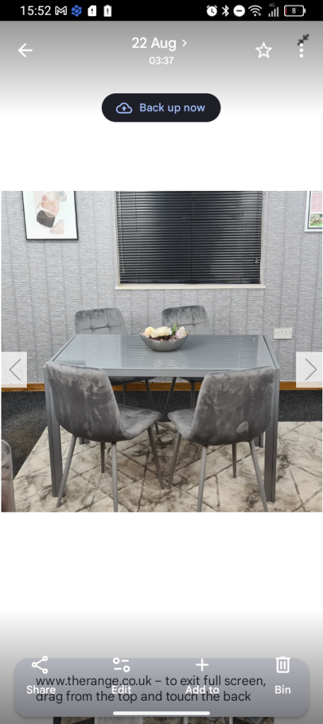 Table and chairs 
