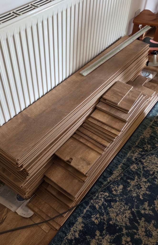 Light Brown Wood Flooring Planks – Good Condition