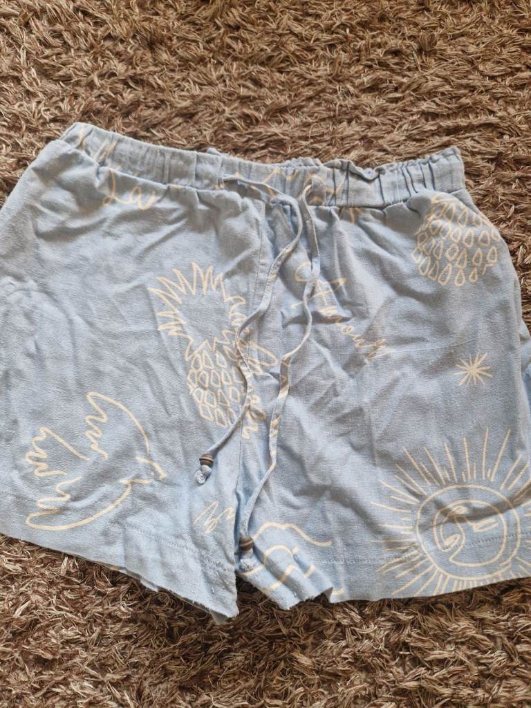 NEW LOOK Women's Blue Shorts, Size 10UK