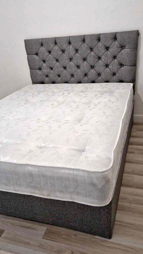 image for  Christmas Madness 🎁: Divan Double Bed & Mattress | Order Now for Quick Delivery! **
