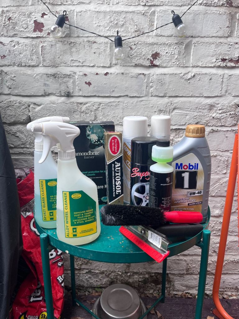 Car care supplies bundle 
