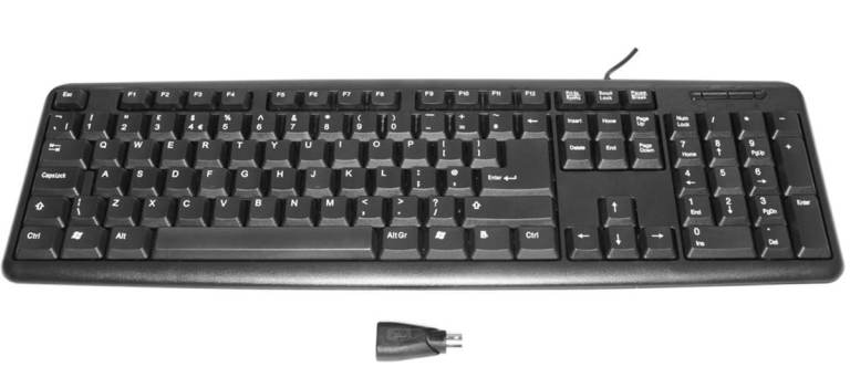 Brand New UK USB Keyboards with PS2 adapter adapter included boxed