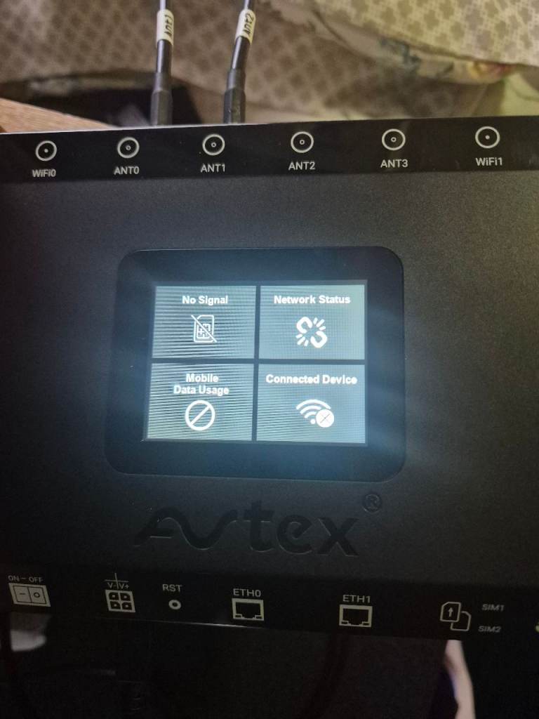 Motorhome wifi avtex amr105p 