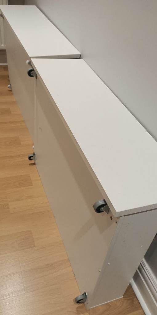 2 X IKEA MALM under bed storage boxes