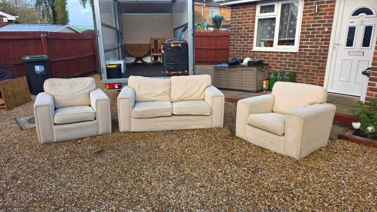 sofa and 2 armchairs