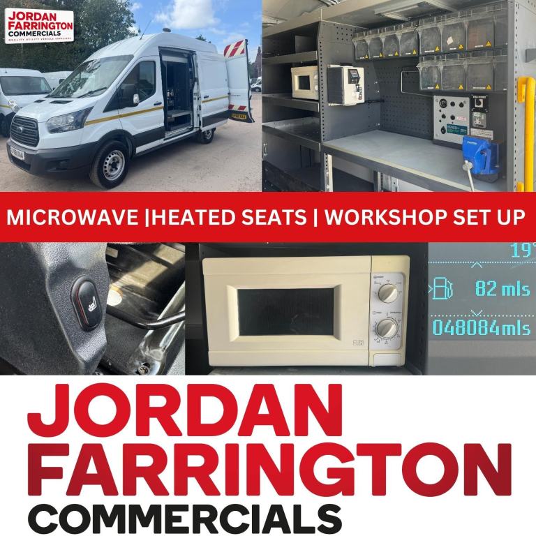 2018 FORD TRANSIT L2 H3 FWD UTILITY SPEC WORKSHOP VAN EX BRITISH TELECOMS VAN 