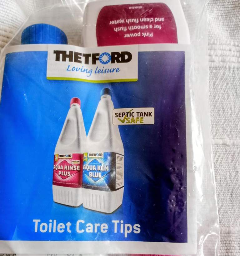 THETFORD living leisure  Septic tank safe   Toilet care tips 2X150 ml bottles 