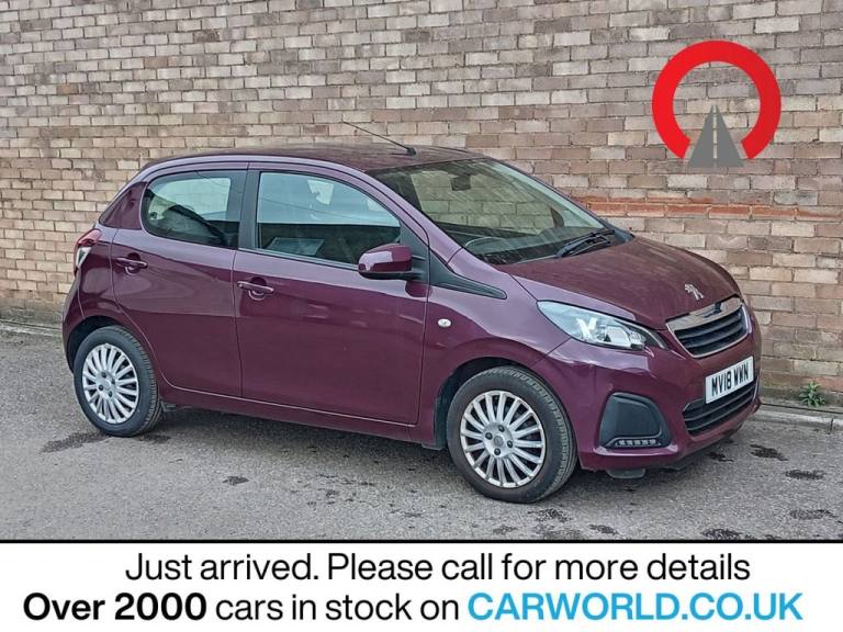 2018 Peugeot 108 1.0 Active Hatchback 5dr Petrol 2 Tronic Euro 6 (68 ps) Hatchback Petrol Automatic