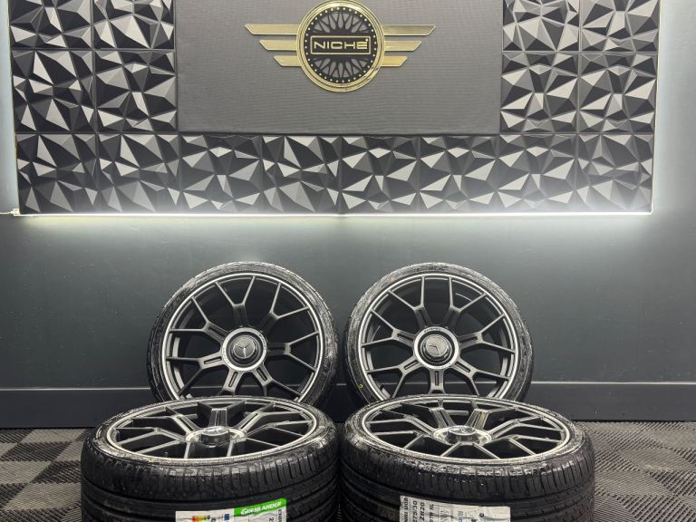 NEW 20” inch amg mercedes alloys wheels e c s class c63 e63 5x112 gt night edition 