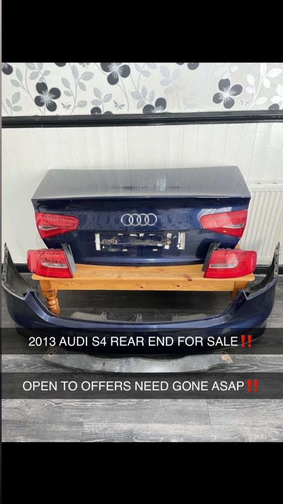 2013 AUDI S4 REAR END