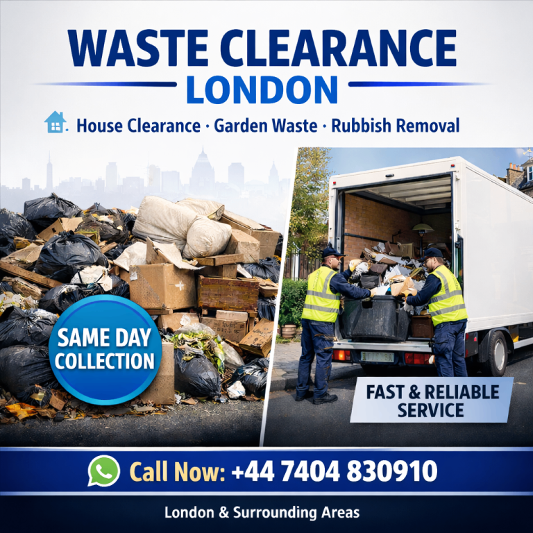 Garden Waste Removal London | Waste Collection | Fast & Reliable