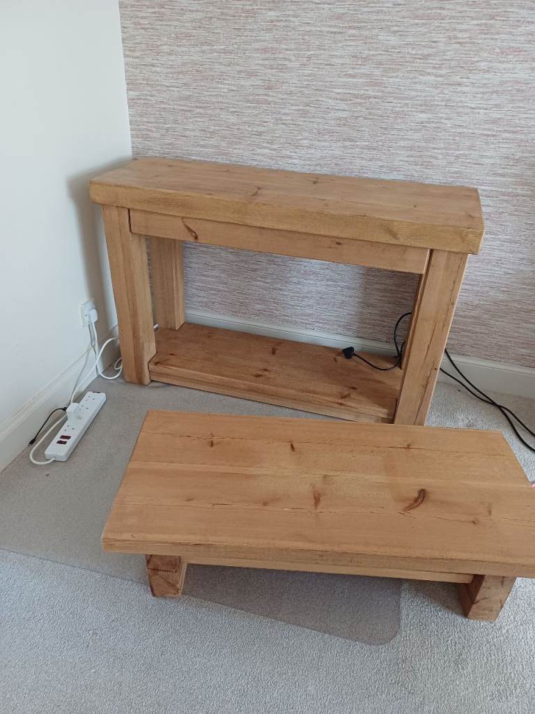 Console and coffee table, £175.00 for Sale in Larkhall, South Lanarkshire