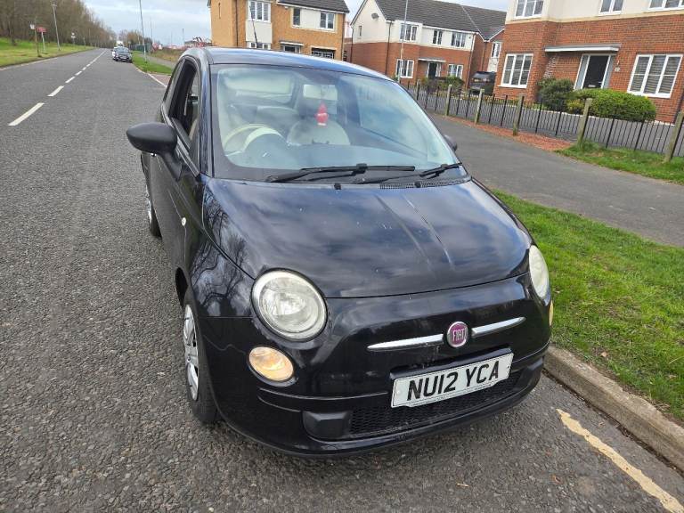 FIAT 500 POP BLACK 2012 LOVELY CAR NEW MOT QUICK SALE