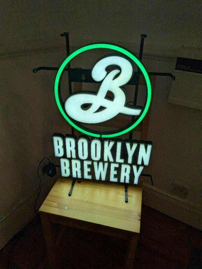 Brooklyn Brewery LED Bar Sign