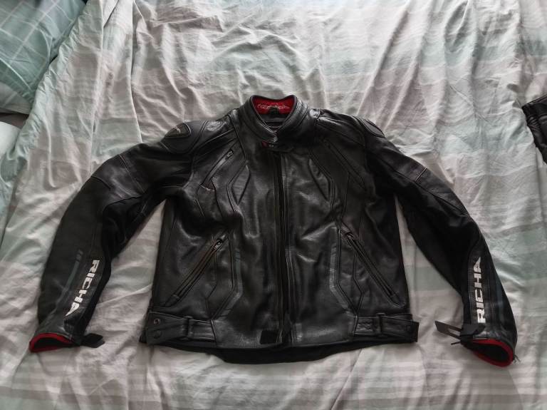 Leather motorbike jacket Richa