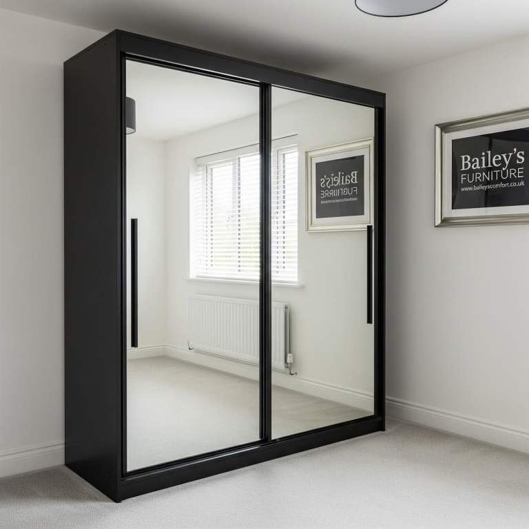 Premium Quality BRAND NEW 2 3 DOOR GERMAN SLIDING TWO THREE DOOR WARDROBE WITH MIRRORS