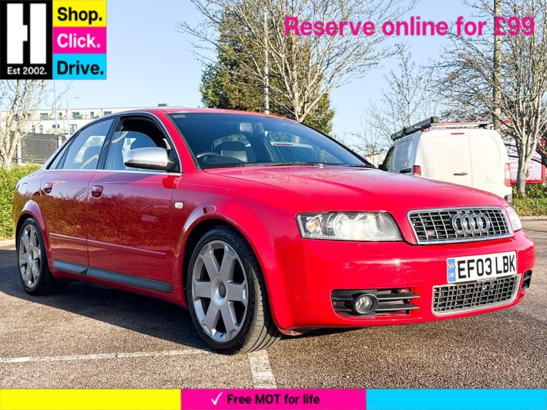 2003 Audi A4 S4 Quattro 4dr SALOON PETROL Manual
