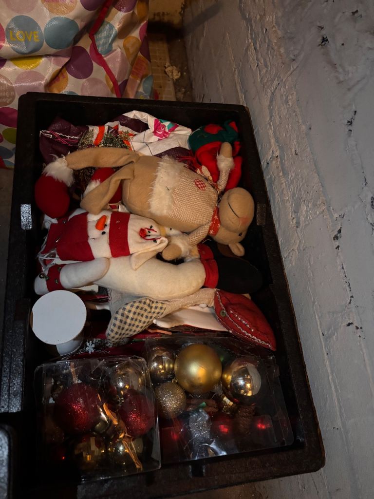 Huge Christmas Bundle – Extra Large Box Packed with Tree Decor, Figures Candles and much more!!