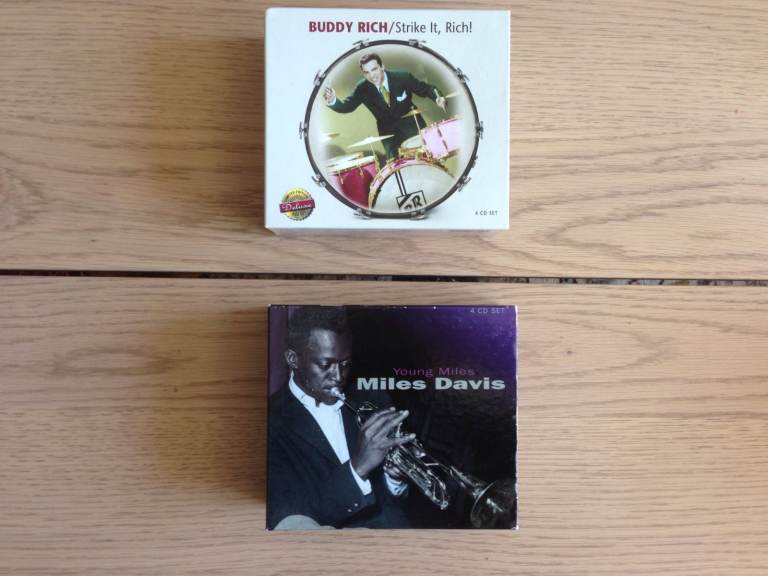 Jazz 2x CD Box Set (8 Discs) Job Lot Bundle - Miles Davis Buddy Rich