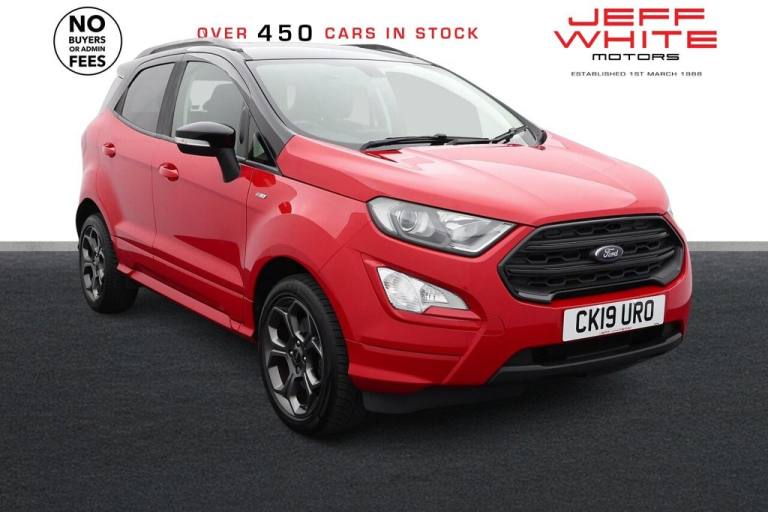 2019 Ford Ecosport 1.0T EcoBoost GPF ST-Line 5dr (SAT NAV, PRIVACY GLASS) HATCHBACK Petrol Manual