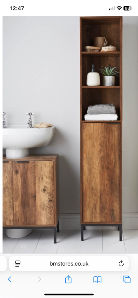Two bathroom cabinets 
