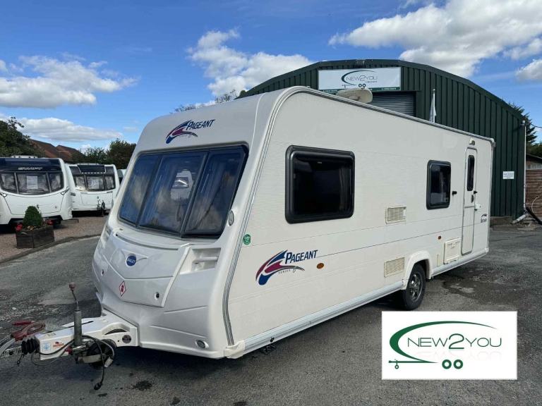 2008 Bailey Pageant Bretagne 6 berth FIXED BUNKS Caravan - STOCK E201 - REDUCED 