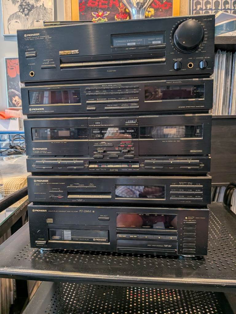 Pioneer DC-Z92 Tuner, Amp, Cassette Deck, CD Player Stereo System FOR REPAIRS