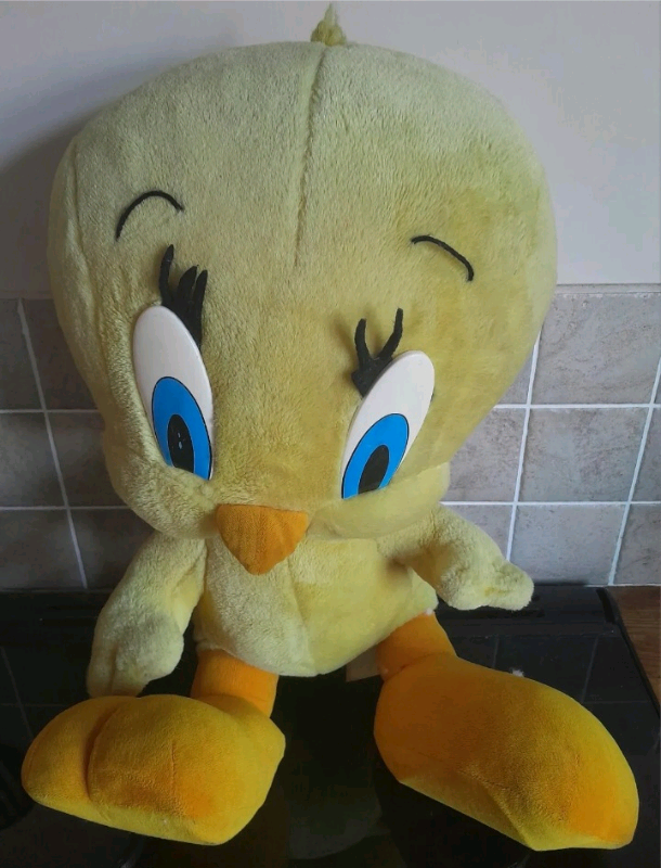 Tweety Pie 'Looney Tunes' plush toy yellow canary 25 inches Norwich City 