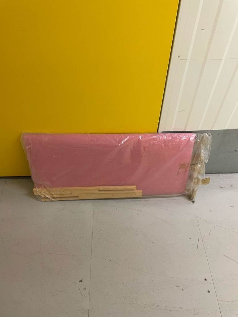 Pink 3ft Single Headboard - Stylish Comfort for Your Harrow Bedroom