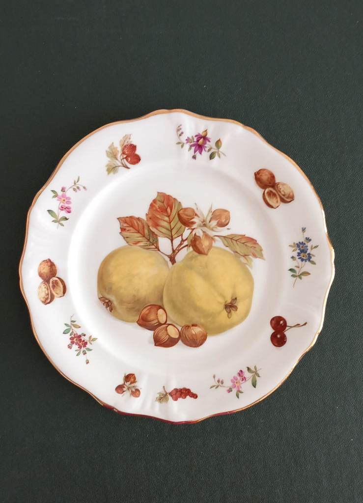 Hammersley Fine Bone China Plate - Fruit Design, Good Condition