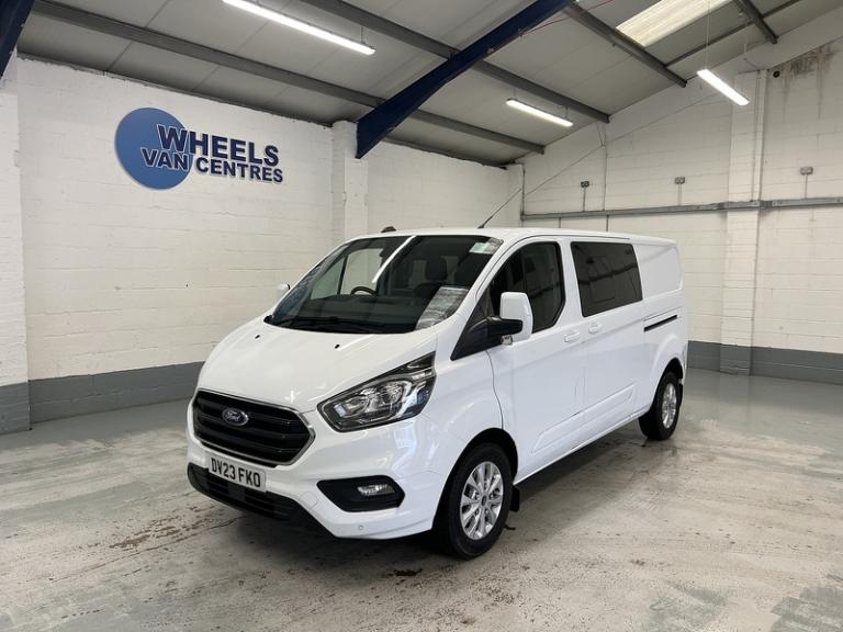 2023 Ford Transit Custom 2.0 320 EcoBlue Limited Crew Van Double Cab 5dr Diesel Manual L2 H1 Euro...